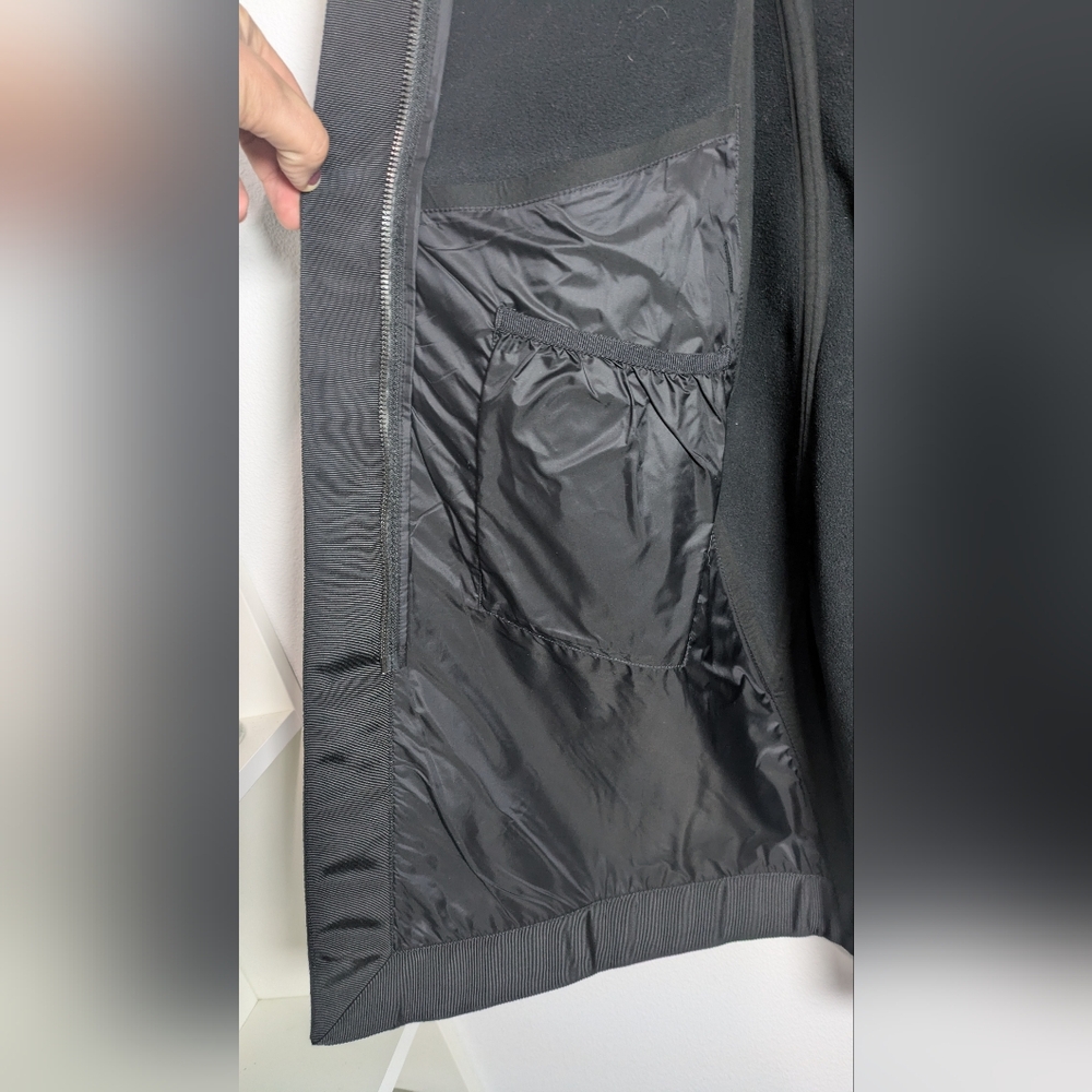 Lululemon Womens Dark Grey Charcoal Fall Wool Jacket Coat Size 4 Like New Preppy - Picture 8 of 10